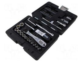 Wrench-set | 6-angles,socket spanner | 1/4" | Beta Worker | 42pcs.