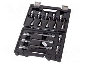 Wrench-set | socket spanner,Torx® | 1/2" | Beta Worker | 18pcs.