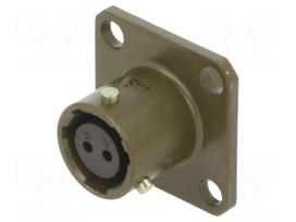 Connector: circular | socket | female | PIN: 2 | PT/451 | 7.5A | 600V