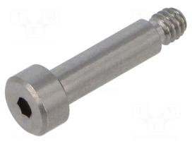 Screw | UNC8-32x15.9 | Head: cheese head | hex key | stainless steel