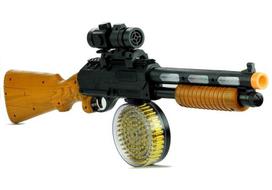 Žaidimų zona | PC | Konsolės | Priedai // Žaislai ir žaidimai vaikams // Pistolet Broń Karabin AK 868-1 Świeci Gra 60 cm