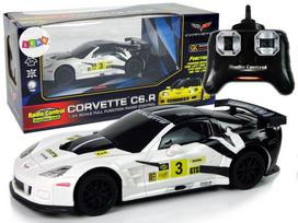 Žaidimų zona | PC | Konsolės | Priedai // Radijo valdomi žaislai ir priedai // Auto Sportowe Wyścigowe  R/C 1:24 Corvette C6.R Biały 2.4 G Światła