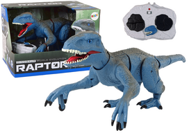 Žaidimų zona | PC | Konsolės | Priedai // Radijo valdomi žaislai ir priedai // Zdalnie Sterowany Dinozaur Velociraptor Dźwięk Odgłosy Ryczenia Niebieski
