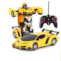 Žaidimų zona | PC | Konsolės | Priedai // Radijo valdomi žaislai ir priedai // Auto Robot 2w1 Pilot R/C Światło Dźwięk Drift Żółty