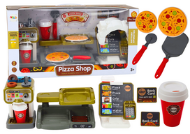Žaidimų zona | PC | Konsolės | Priedai // Žaislai ir žaidimai vaikams // Zestaw Sklep Pizza Ekspres Do Kawy Napoje Kasa Fiskalna