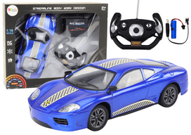 Žaidimų zona | PC | Konsolės | Priedai // Radijo valdomi žaislai ir priedai // Auto Zdalnie Sterowane RC 1:16 Światła Niebieski