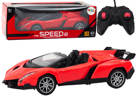 Žaidimų zona | PC | Konsolės | Priedai // Radijo valdomi žaislai ir priedai // Auto Samochód Sportowy Zdalnie Sterowany RC 1:16 Czerwone