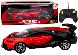 Žaidimų zona | PC | Konsolės | Priedai // Radijo valdomi žaislai ir priedai // Zdalnie Sterowane Sportowe Auto Czerwone 1:16 RC Samochód