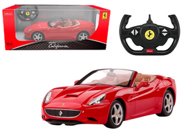 Žaidimų zona | PC | Konsolės | Priedai // Radijo valdomi žaislai ir priedai // Auto Ferrari California Samochód Zdalnie Sterowany RC Czerwony 1:24