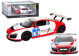 Žaidimų zona | PC | Konsolės | Priedai // Radijo valdomi žaislai ir priedai // Auto R/C 1:24 Zdalnie Sterowane Sportowe AUDI R8 LMS Białe