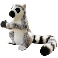 Žaidimų zona | PC | Konsolės | Priedai // Žaislai ir žaidimai vaikams // Maskotka Pluszowa Lemur Pluszak Miękki Szary 28cm