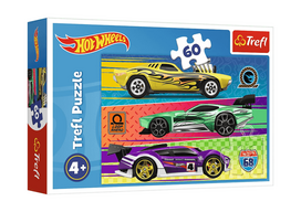 Žaidimų zona | PC | Konsolės | Priedai // Edukaciniai žaislai | Interaktyvūs | Kūrybiški | Meniški // Puzzle - 60 - Hot Wheels - Wyścig - Trefl 17389