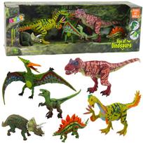 Žaidimų zona | PC | Konsolės | Priedai // Žaislai ir žaidimai vaikams // Zestaw Figurek Dinozaury Ruchome Nogi Paszcze 6szt