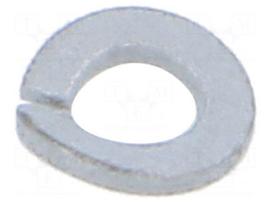 Washer | spring | M2 | D=4.4mm | h=0.7mm | steel | Plating: zinc | DIN 128A