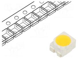 LED | white warm | SMD | PLCC4 | Case (mm): 3528 | 32÷35lm | 120° | 25mA