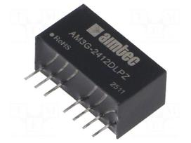 Converter: DC/DC | 3W | Uin: 18÷36VDC | Uout: 12VDC | Uout2: -12VDC | SIP8