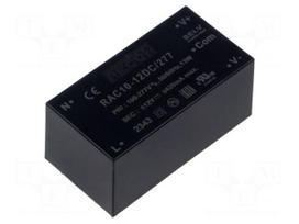 Converter: AC/DC | 10W | Uin: 80÷305VAC,113÷430VDC | Uout: 12VDC | 79%