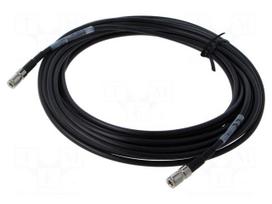 Cable | 7m | DIN plug,both sides | black | straight | 0÷40°C | 75Ω