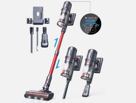 Dulkių siurblys Lubluelu  L7 Pro Self-Standing Cordless Stick Vacuum Cleaner 140AW 33KPA Hoover