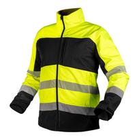 Įrankiai ir matavimo prietaisai // Įrankių, priedų naujienos // Kurtka robocza ostrzegawcza Softshell, żółto-czarna, rozmiar XL