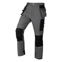 Įrankiai ir matavimo prietaisai // Įrankių, priedų naujienos // Spodnie robocze Mix&Match, 4 way stretch, z kaburami, Cordura, szaro-czarne, rozmiar M