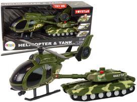 Žaidimų zona | PC | Konsolės | Priedai // Žaislai ir žaidimai vaikams // Zestaw Militarny Czołg Napęd Frykcyjny Helikopter
