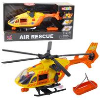 Žaidimų zona | PC | Konsolės | Priedai // Žaislai ir žaidimai vaikams // Helikopter Ratunkowy Hak Nosze Światła Dźwięki Pomarańczowy 1:12