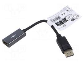 Adapter | DisplayPort plug,HDMI socket | 0.1m | black | black