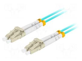 Fiber patch cord | OM3 | LC/UPC,both sides | 0.5m | 50/125um | LSZH