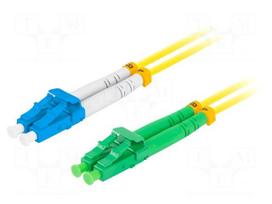 Fiber patch cord | LC/APC,LC/UPC | 2m | 9/125um | LSZH | blue,green