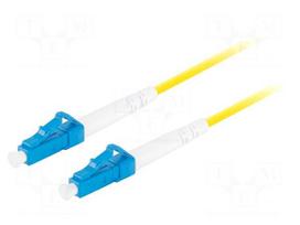 Fiber patch cord | LC/UPC | 2m | 9/125um | LSZH | blue | yellow