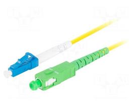 Fiber patch cord | LC/UPC,SC/APC | 1m | 9/125um | LSZH | blue,green
