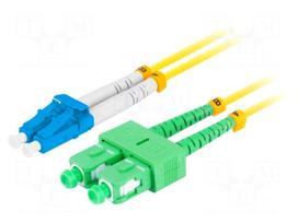 Fiber patch cord | LC/UPC,SC/APC | 2m | 9/125um | LSZH | blue,green