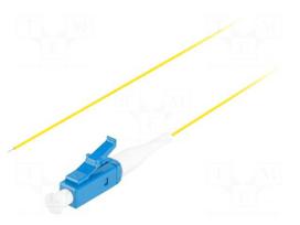Optic fiber pigtail | LC/UPC | 2m | 9/125um | LSZH | blue | yellow