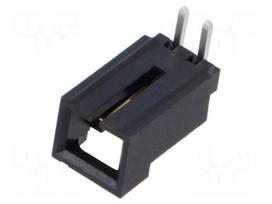 Connector: wire-board | socket | male | PIN: 2 | SL | angled 90° | THT