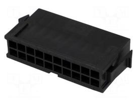 Connector: wire-wire | plug | male | PIN: 20 | Micro-Fit 3.0 | 3mm | 2x10