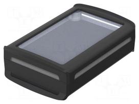 Enclosure: desktop | BoVersa | X: 80mm | Y: 125mm | Z: 42mm | black