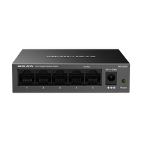 Tinklo įranga // Tinklo jungiklis // Switch Mercusys MS105GS, 5 portów RJ45 10/100/1000Mbps Gigabit