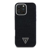 Guess Denim Triangle Logo MagSafe Case for Apple iPhone 16 Pro