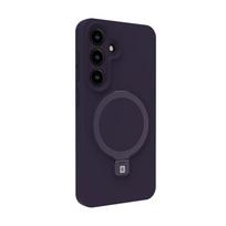 Nugarėlės dėklai Evelatus Samsung Galaxy S25 Premium Magnetic with Stand Soft Touch Silicone Case Purple
