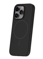 Nugarėlės dėklai iLike Apple iPhone 15 Pro Soft Touch Silicone case With Magnetic Black