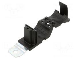 Fixing clamp | Cable P-clips | ØBundle : 19.4÷36mm | W: 34.9mm | black