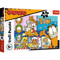 Žaidimų zona | PC | Konsolės | Priedai // Edukaciniai žaislai | Interaktyvūs | Kūrybiški | Meniški // Puzzle - 100 - Leniwy Garfield - Trefl 16521