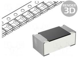 Resistor: thick film | SMD | 0201 | 2.2kΩ | 50mW | ±1% | 25V | -55÷125°C