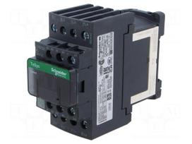 Contactor: 4-pole | NO x4 | Auxiliary contacts: NC + NO | 24VDC | 32A