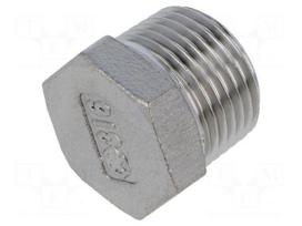 Screw plug | max.10bar | acid resistant steel AISI 316 | 16mm