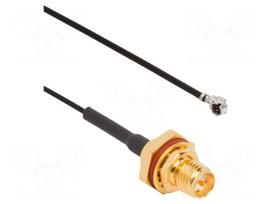 Cable | 0.1m | AMC female,RP-SMA male | angled,straight