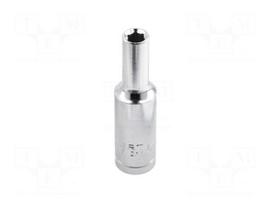Socket: 6-angles | socket spanner | HEX 15mm | 3/8" | long