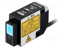 Sensor: laser | Range: 7m | retro-reflective | Connection: cables | 2m