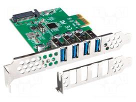 PC extension card: PCIe | PCIe,SATA,USB A socket x4 | 5Gbps